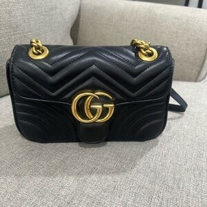 Black and Gold shoulder bag